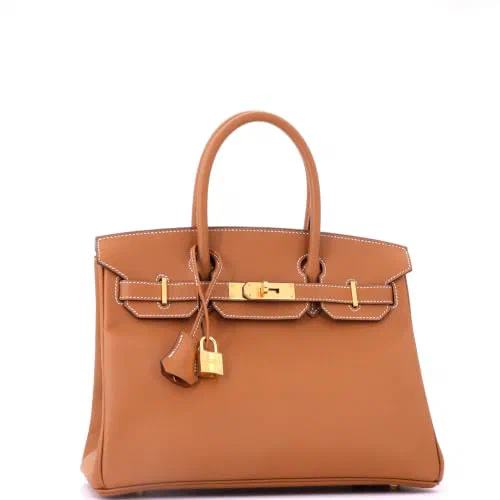 Hermès, Pre-Loved Birkin Handbag 30, Gold — view 3