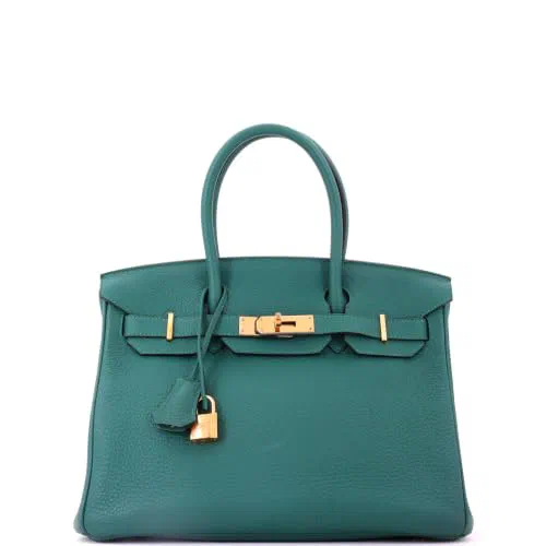 Hermès, Pre-Loved Birkin Handbag 30, Malachite