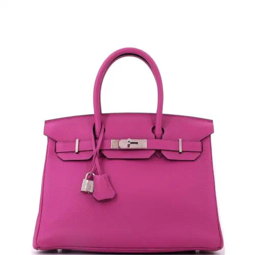 Hermès, Pre-Loved Birkin Handbag 30, Rose Pourpre