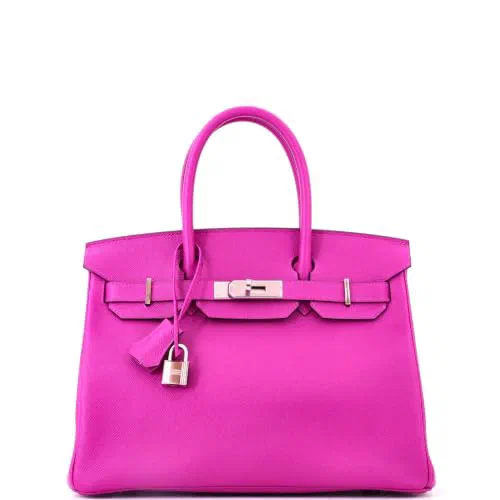 Hermès, Pre-Loved Birkin Handbag 30, Rose Pourpre