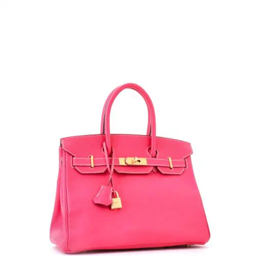 Hermès, Pre-Loved Birkin Handbag 30, Rose Tyrien — view 3