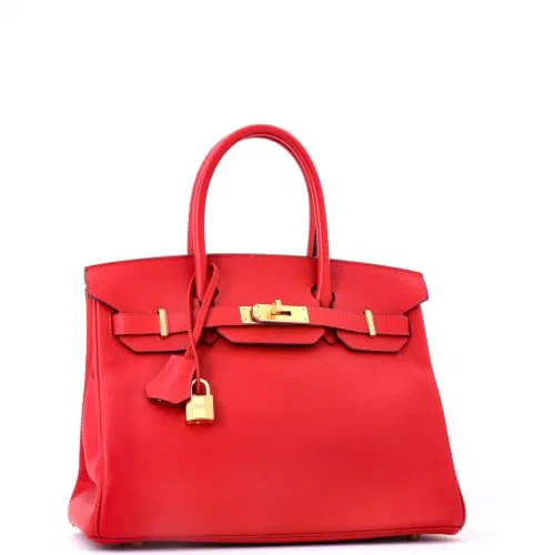 Hermès, Pre-Loved Birkin Handbag 30, Rouge Casaque — view 3