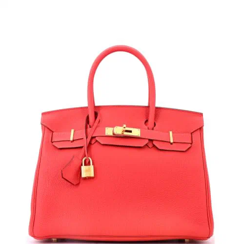 Hermès, Pre-Loved Birkin Handbag 30, Rouge Pivoine