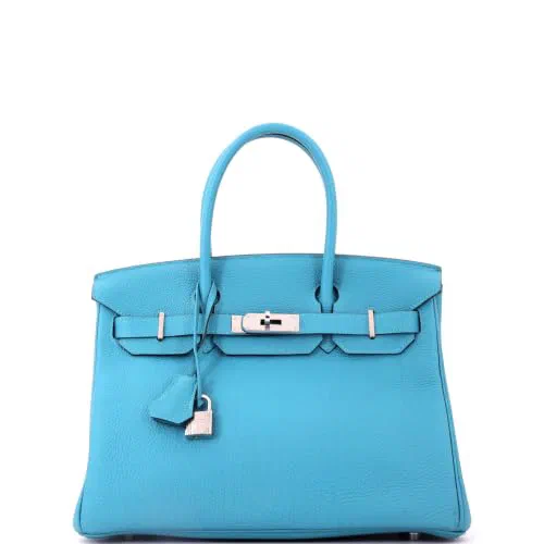 Hermès, Pre-Loved Birkin Handbag 30, Turquoise