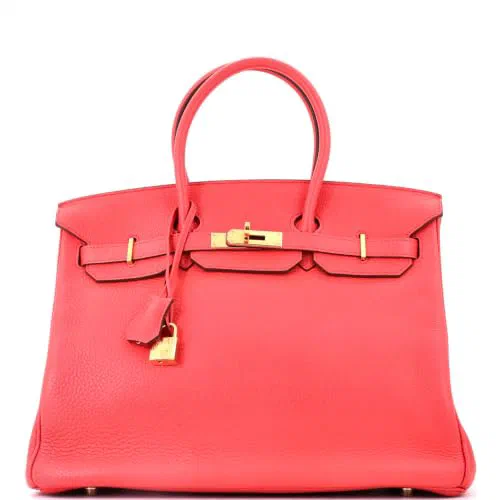 Hermès, Pre-Loved Birkin Handbag 35, Bougainvillier