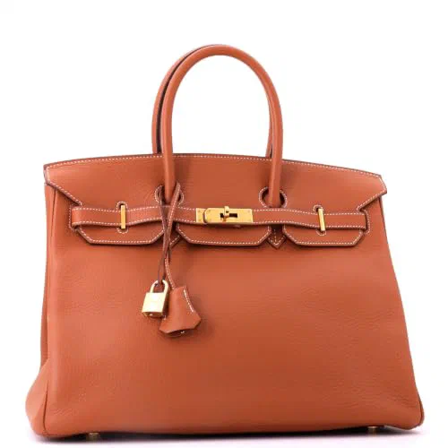Hermès, Pre-Loved Birkin Handbag 35, Etrusque — view 3