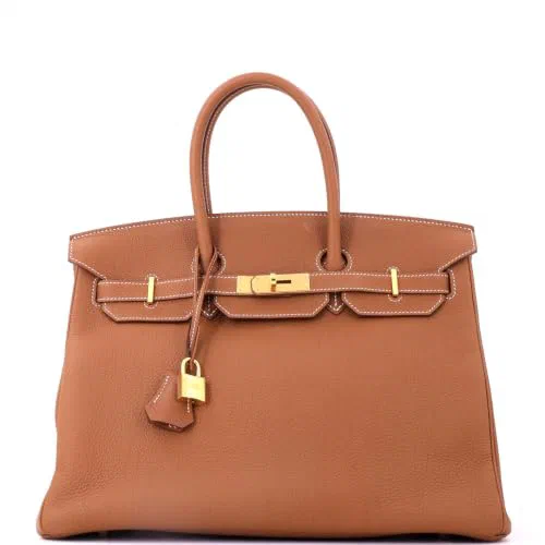 Hermès, Pre-Loved Birkin Handbag 35, Gold