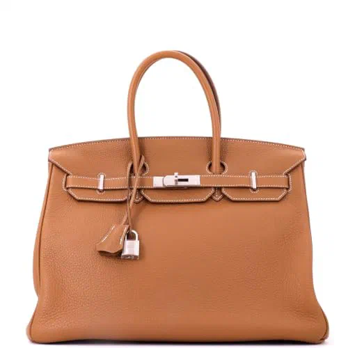 Hermès, Pre-Loved Birkin Handbag 35, Gold
