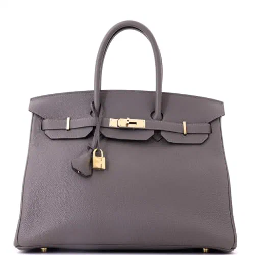 Hermès, Pre-Loved Birkin Handbag 35, Gris Meyer