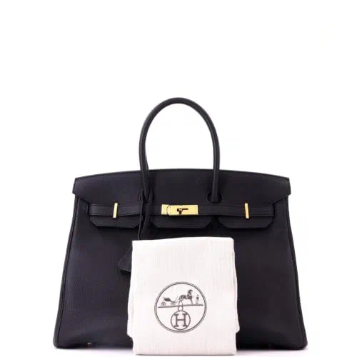 Hermès, Pre-Loved Birkin Handbag 35, Noir — view 3