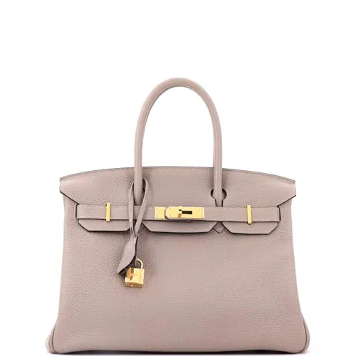 Hermès, Pre-Loved Birkin Handbag Grey Togo with Gold Hardware 30, Gris Tourterelle