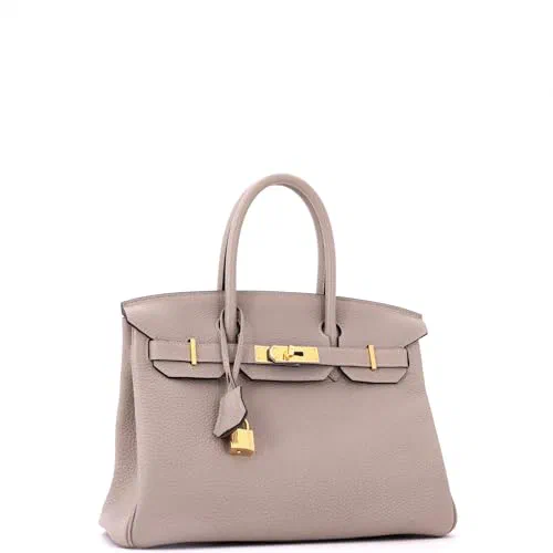 Hermès, Pre-Loved Birkin Handbag Grey Togo with Gold Hardware 30, Gris Tourterelle — view 3