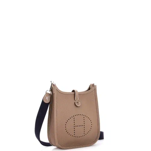 Hermès, Pre-Loved Evelyne Bag Gen III TPM, Etoupe — view 3