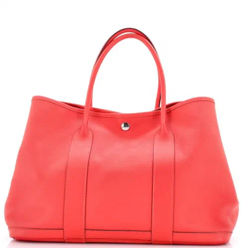 Hermès, Pre-Loved Garden Party Tote 36, Rouge Pivoine