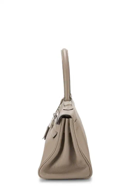 Hermès, Pre-loved Gris Tourterelle Clemence JPG 42 — view 3