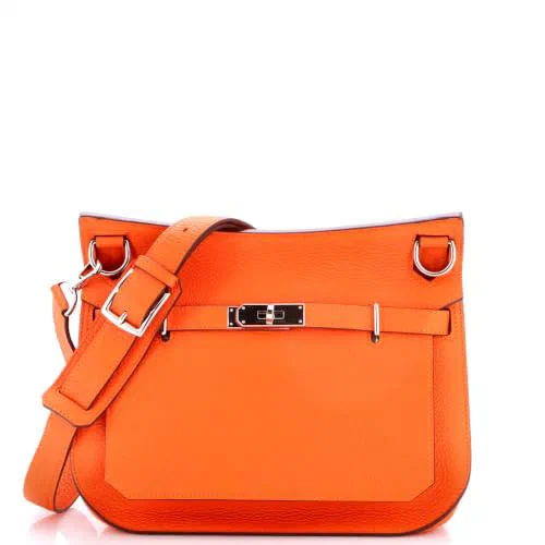 Hermès, Pre-Loved Jypsiere Bag 28, Feu