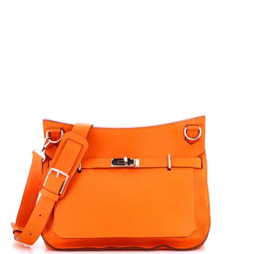 Hermès, Pre-Loved Jypsiere Bag 37, Orange H