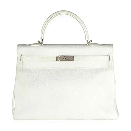 Hermès, Pre-Loved Kelly 35 Gris Perle Medium