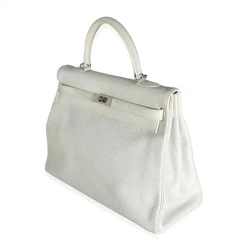 Hermès, Pre-Loved Kelly 35 Gris Perle Medium — view 3