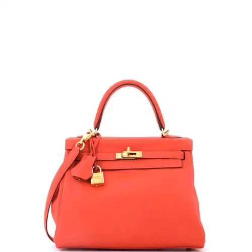 Hermès, Pre-Loved Kelly Handbag 25, Capucine