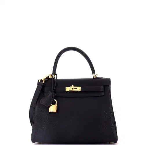 Hermès, Pre-Loved Kelly Handbag 25, Noir