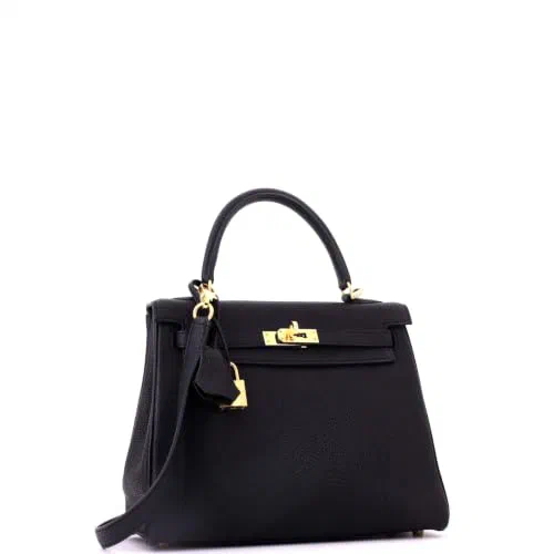 Hermès, Pre-Loved Kelly Handbag 25, Noir — view 3