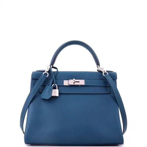 Hermès, Pre-Loved Kelly Handbag 28, Colvert