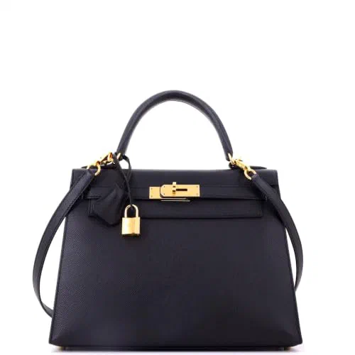 Hermès, Pre-Loved Kelly Handbag 28, Noir