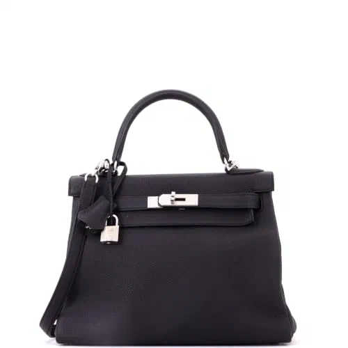 Hermès, Pre-Loved Kelly Handbag 28, Noir