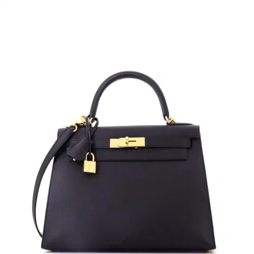 Hermès, Pre-Loved Kelly Handbag 28, Noir