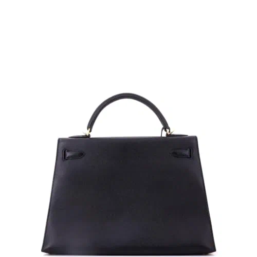 Hermès, Pre-Loved Kelly Handbag 32, Noir — view 3