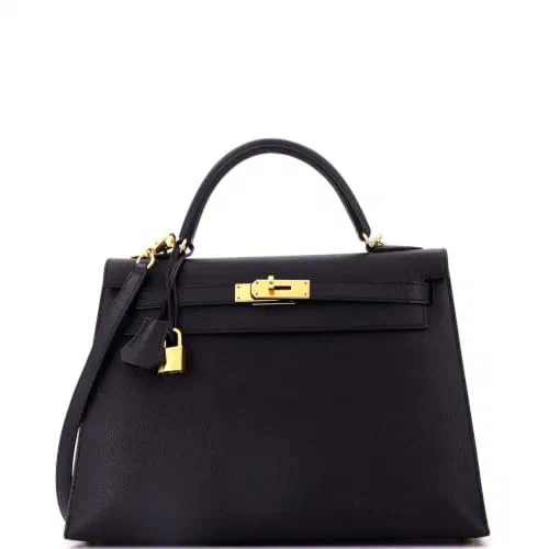 Hermès, Pre-Loved Kelly Handbag 32, Noir