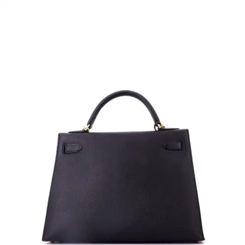 Hermès, Pre-Loved Kelly Handbag 32, Noir — view 3