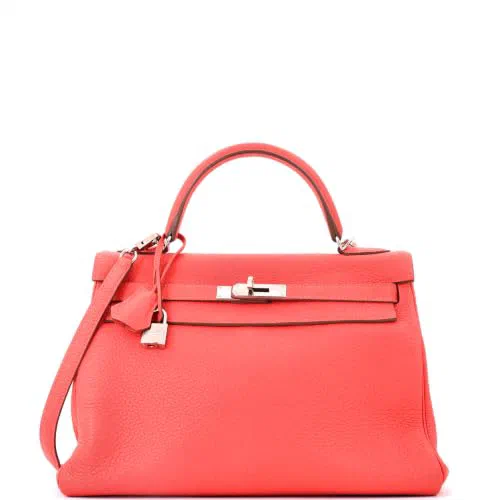 Hermès, Pre-Loved Kelly Handbag 32, Rose Jaipur