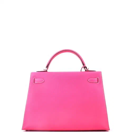 Hermès, Pre-Loved Kelly Handbag 32, Rose Tyrien — view 3