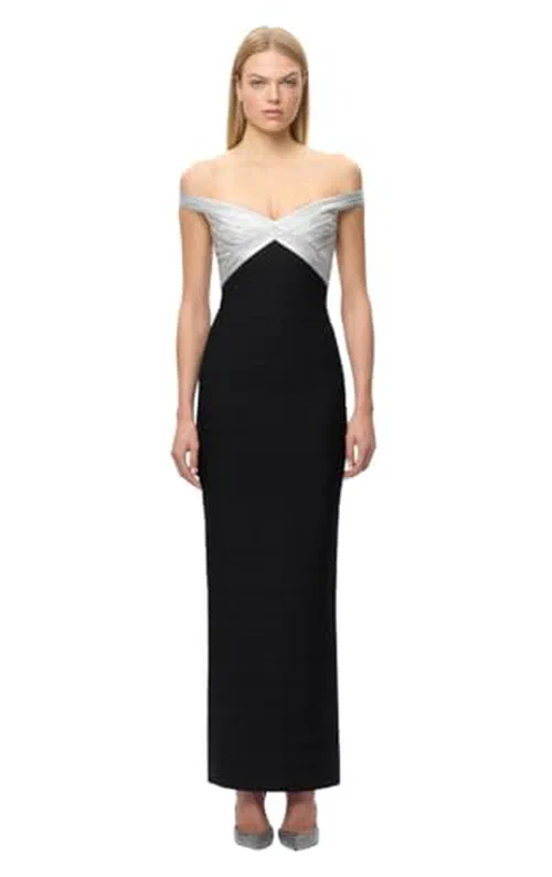 Hervé Léger, The Metallic Bonnie Gown, XS