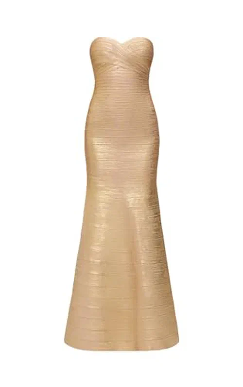 Hervé Léger, The Metallic Sara Gown, S