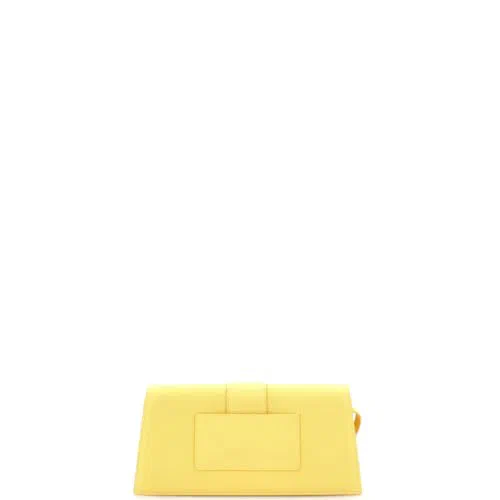 Jacquemus, Pre-Loved Le Bambino Top Handle Flap Bag Leather Long — view 3