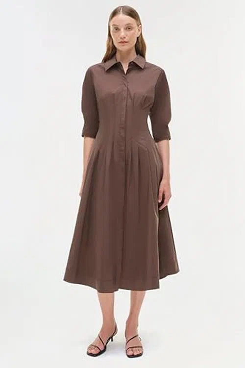 Jazz Cotton Midi Dress — view 3