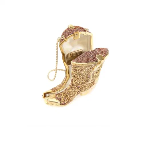 Judith Leiber Couture, Crystal-Embellished Cowboy-Boot Convertible Clutch — view 3