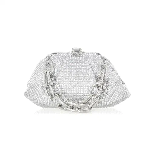 Judith Leiber Couture, Gemma Crystal-Embellished Clutch-On-Chain