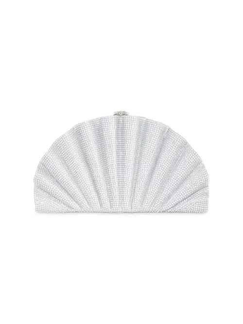 Judith Leiber Couture, Origami Fan Crystal Clutch