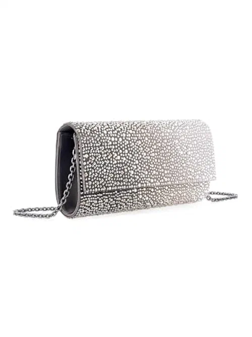 Judith Leiber Couture, Perry Crystal-Embellished Ombré Clutch — view 3