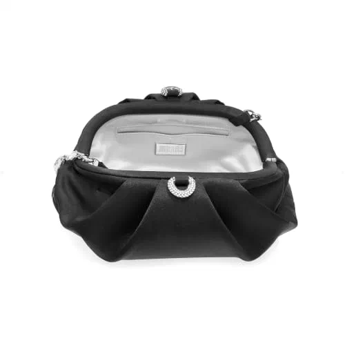 Judith Leiber Couture, Satin Gem-Embellished Clutch-On-Chain — view 3