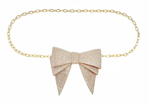 Judith Leiber Couture, Soft Bow Belt, OS — view 3