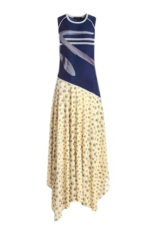 KATE BARTON, Blakely Maxi Handkerchief Dress, XS