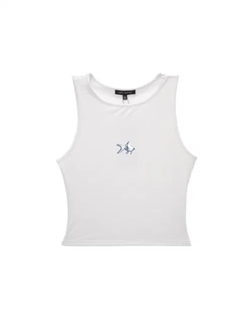 KATE BARTON, Fish Emblem Tank, L