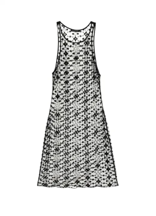 Kiki De Montparnasse, Diamante Embroidery Midi Dress, XL