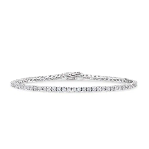 Leviev, Luce Infinita 2.65 Carat Diamond Tennis Bracelet in 14K White Gold