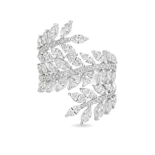 Leviev, Starlit Reverie Diamond Ring, 18K White Gold, Natural Diamonds, 2.05 CT Total Weight